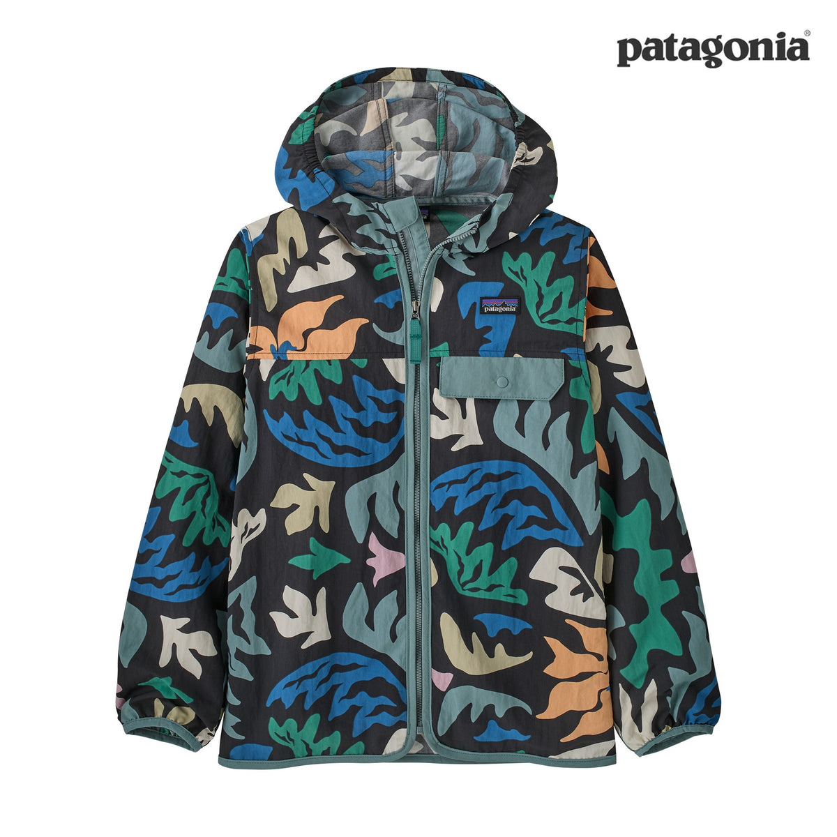 Patagonia 子ども用スキーウェア ネイビー/オレンジ Patagonia / キッズ・バギーズ・ジャケット – ROCK STEPPERS