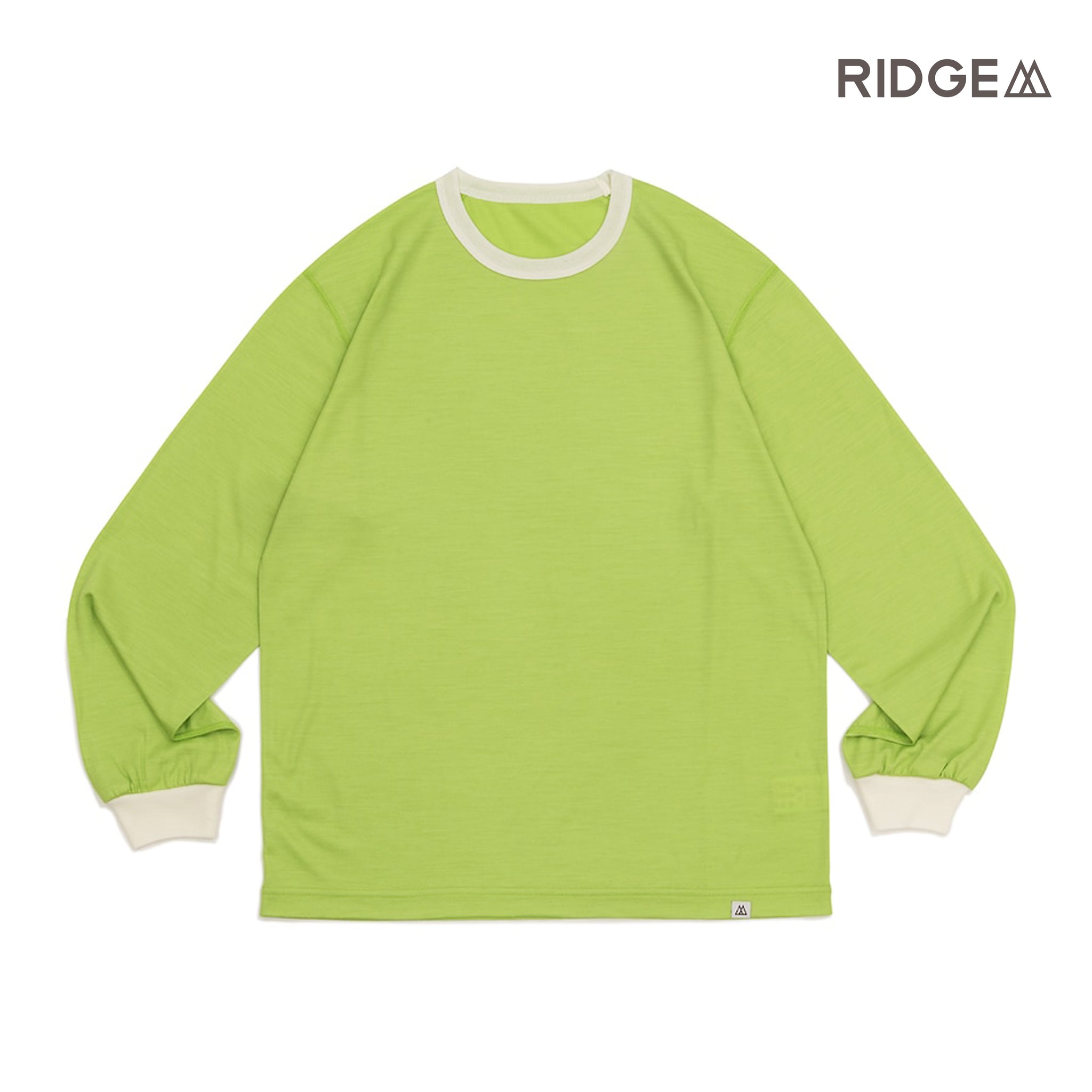 【ONC MERINO】LONG SLEEVE TEE 限定カラー　黄緑×ピンク ONC MERINO】LONG SLEEVE TEE 限定カラー 黄緑×ピンク ONC MERINO