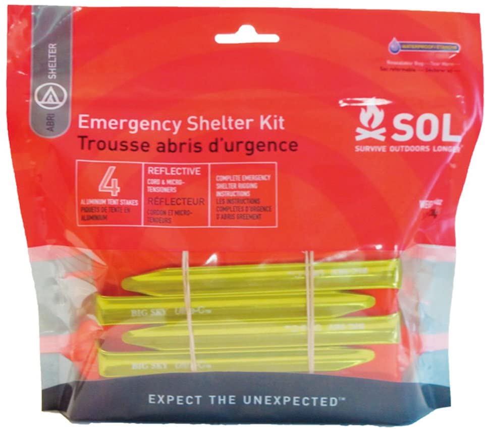 SOL Emergency Shelter Kit ROCK STEPPERS