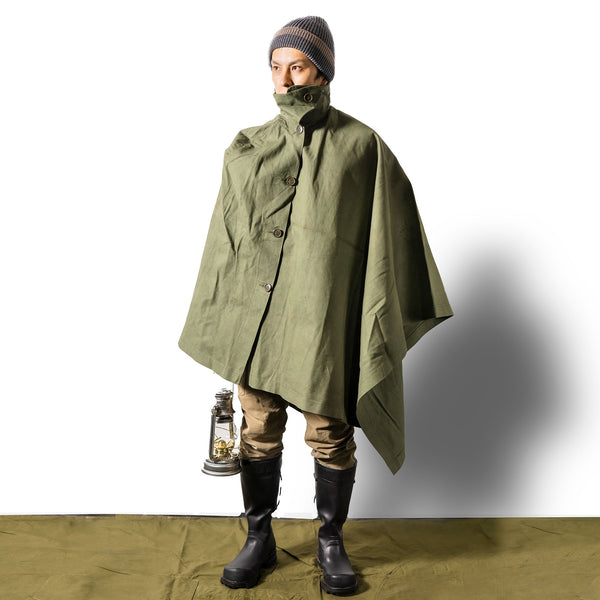 Dutch Army Sniper Rain Cape (Used) 焚き火用ケープ | ROCK STEPPERS